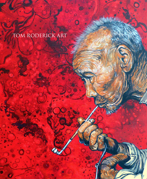 Deep Thoughts by Boulder portrait artist Tom Roderick.