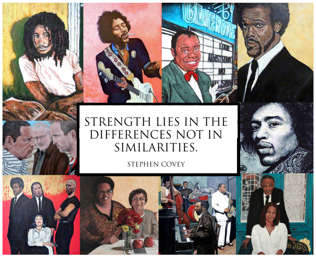 Portraits by Boulder artist Tom Roderick.