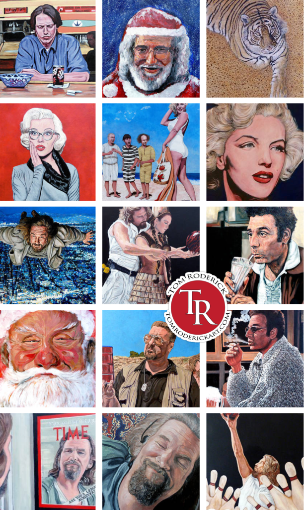 Recently view artwork by Boulder portrait artist Tom Roderick