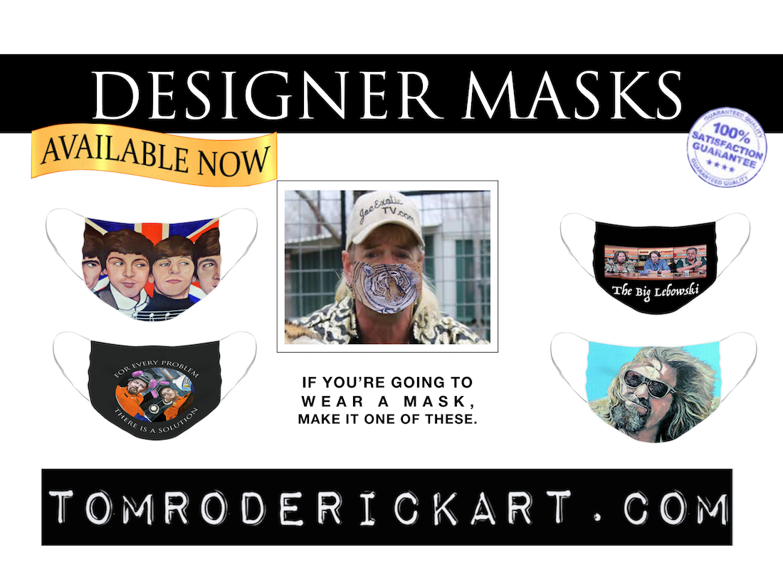 Designer Masks by Tom Roderick Art