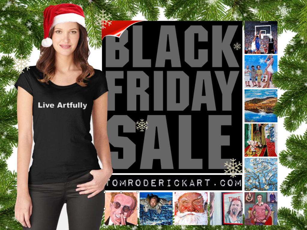 Black friday promo tom roderick art
