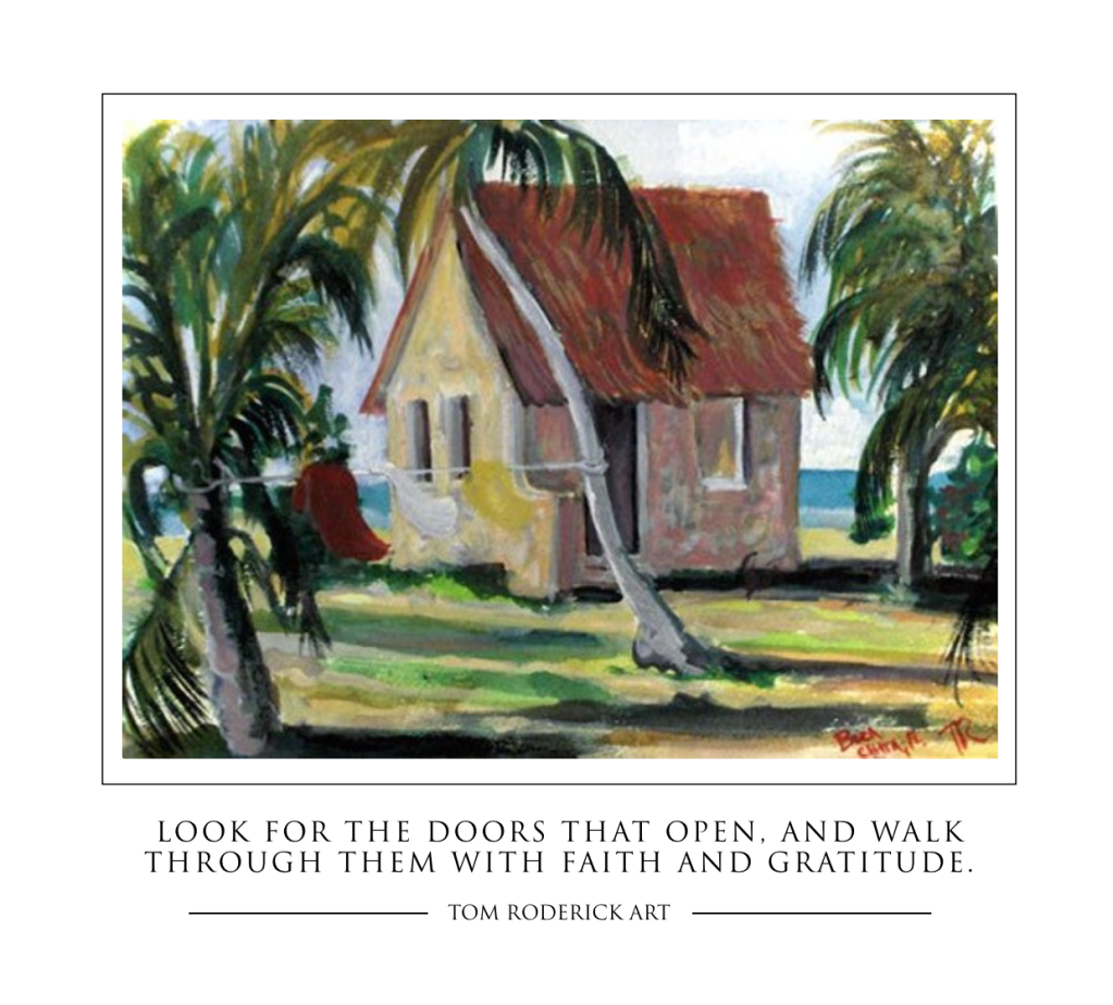 Boca chita key watercolor painting Boulder artist Tom Roderick