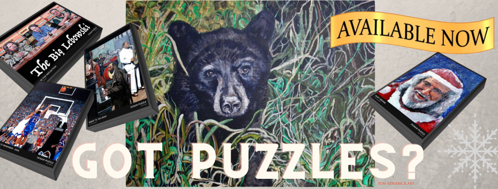 Puzzle by American artist Tom Roderick now available.