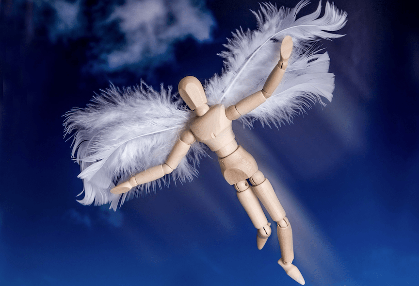 When a feather appears an angel is near quote.