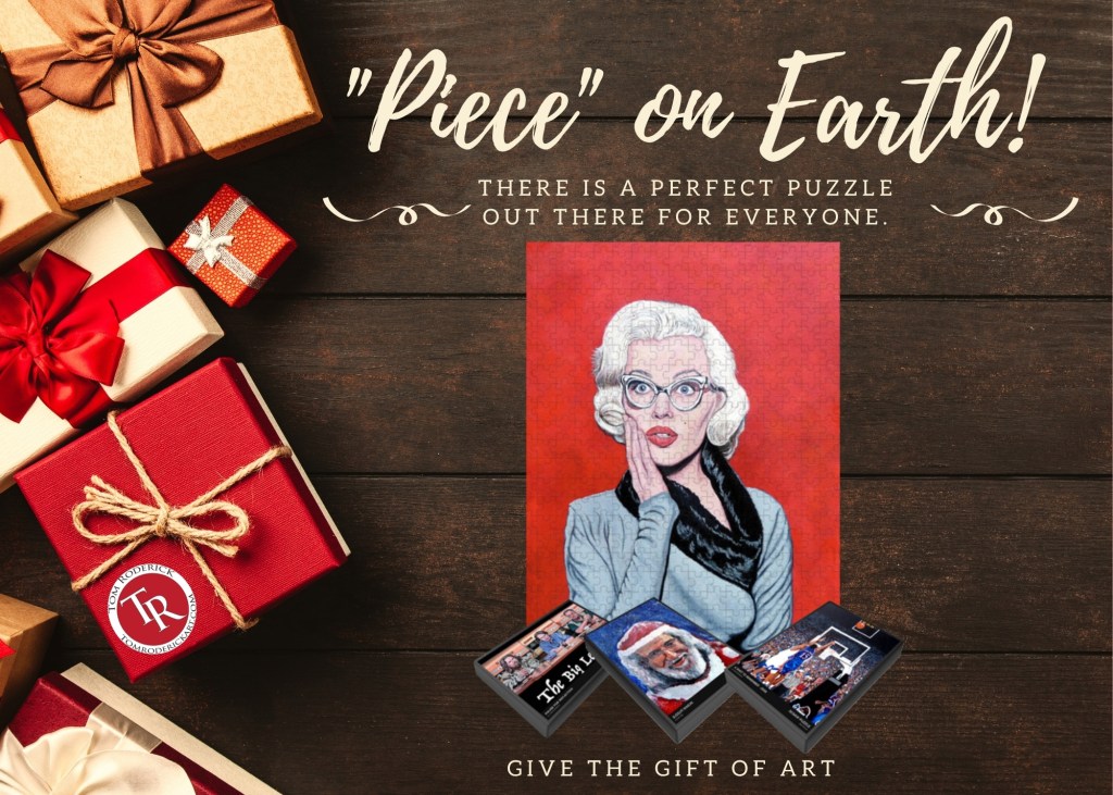 Puzzle promo for Tom Roderick Art