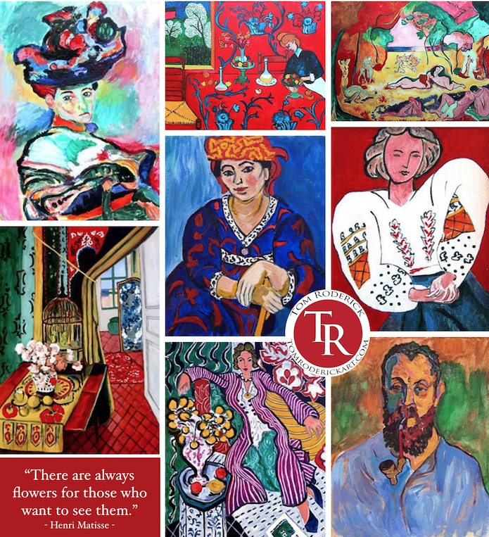 Matisse interpretations by Boulder artist Tom Roderick.